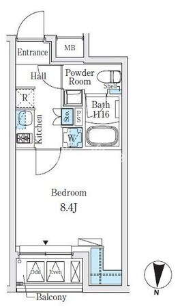 ソラシアレジデンス亀戸の物件間取画像